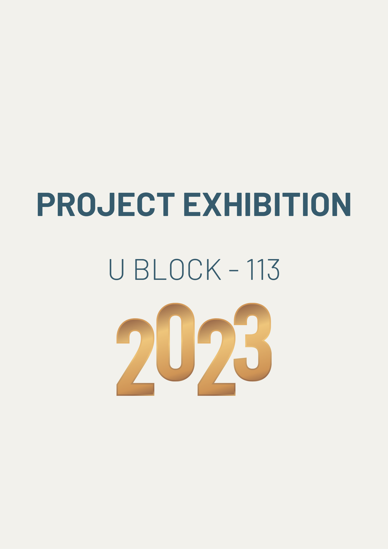 Project Exhibition 