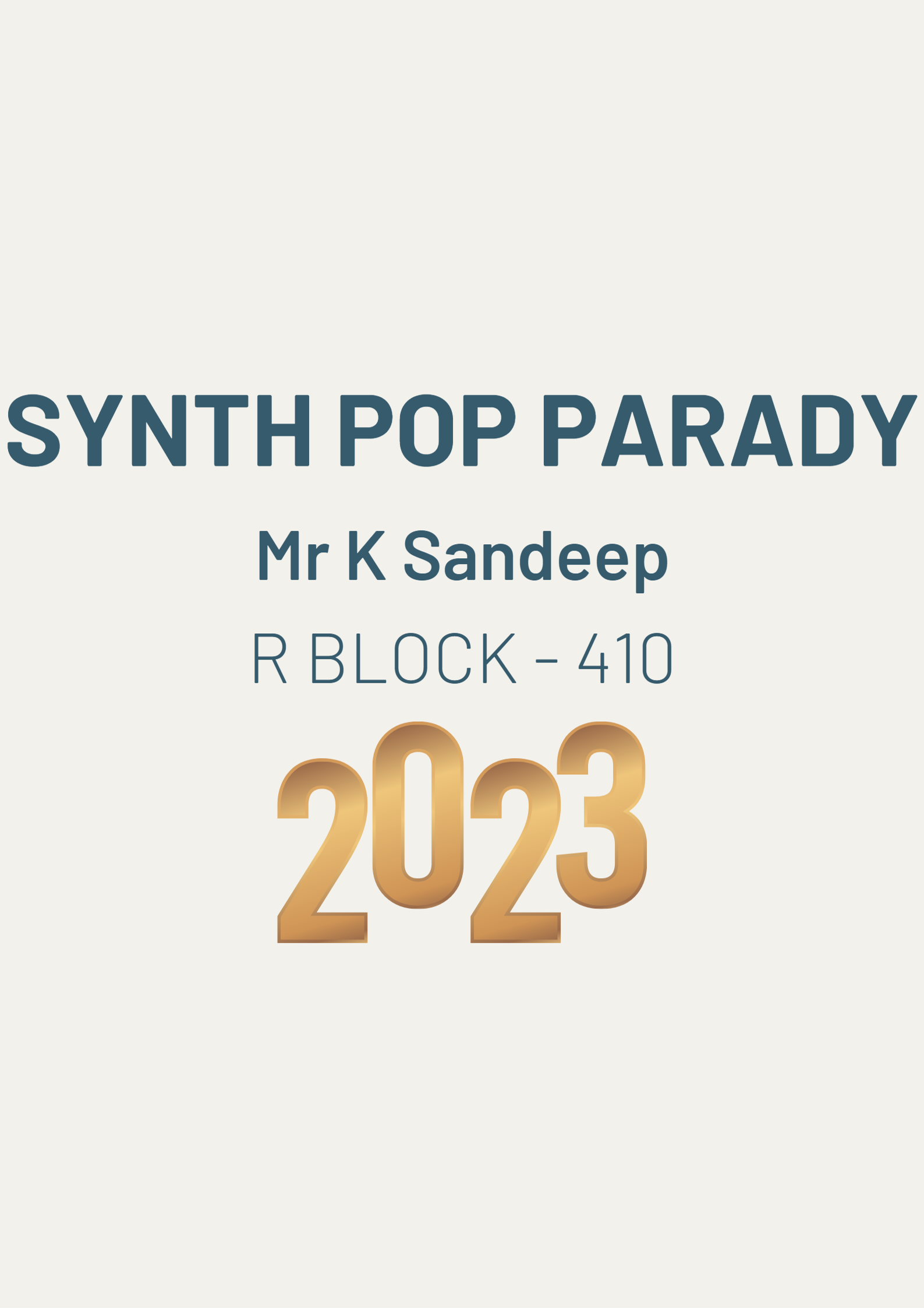 SynthpopParady